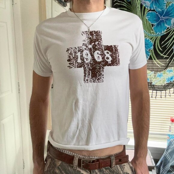 American Vintage Men's White T-shirt - Picture 1 of 4